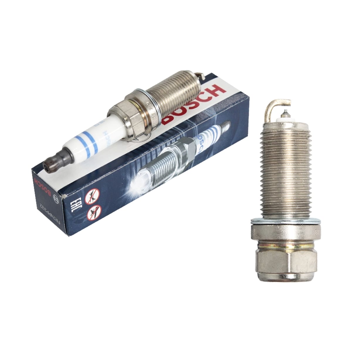 BOSCH Свеча зажигания Ford Mondeo 10-15 / Subaru Forester 02-13 (HYDA/HUBA/4G15T/EJ152/EJ204/EJ253/EJ255/B5204T5/B6324S5/M271946) 0242240619