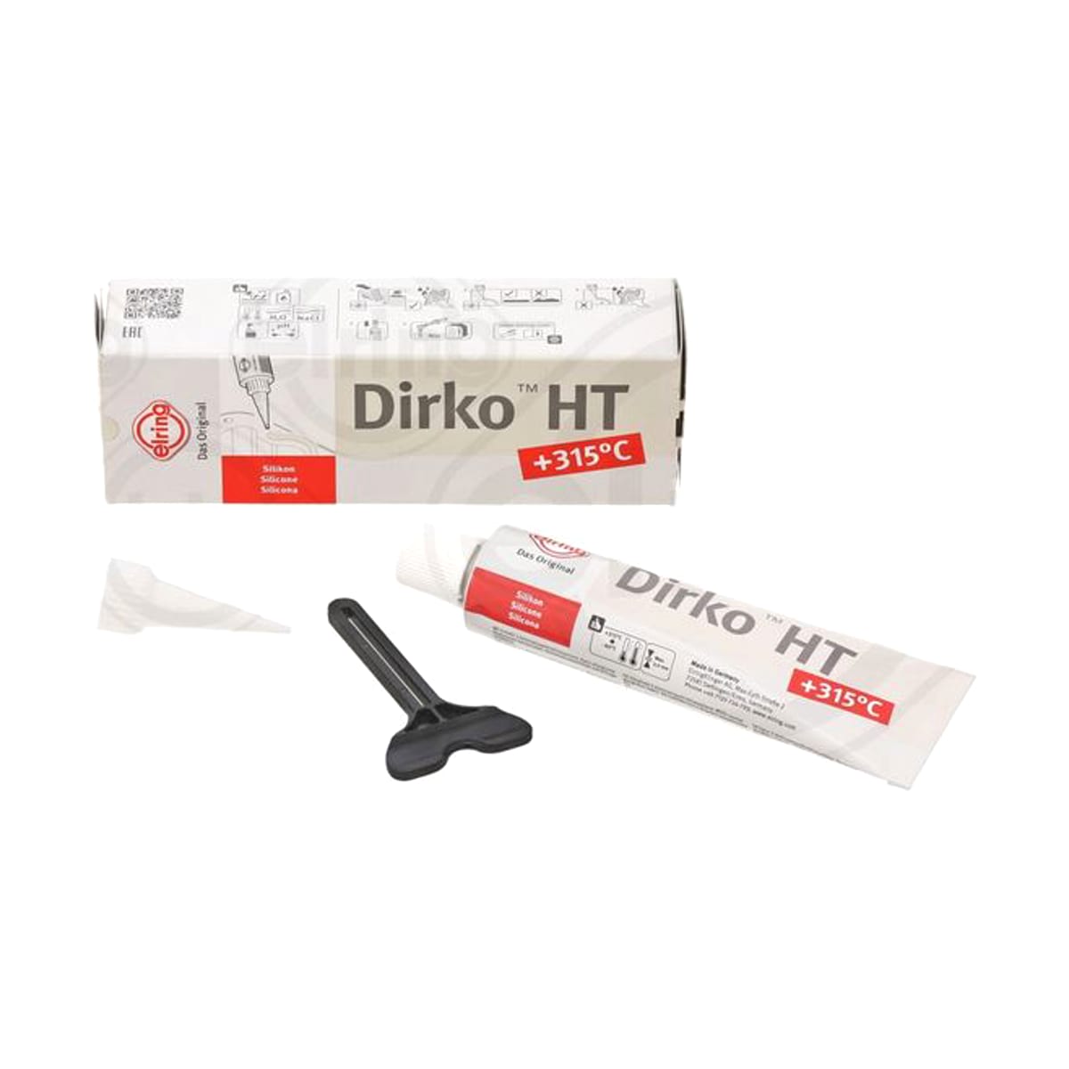 Деталь Герметик Dirko HT бежевый силиконовый 70мл (от -60С до +315С) ELRING