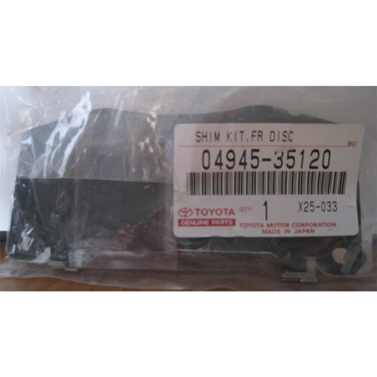 Деталь Пластины противоскрипные комплект Toyota Hilux Pick Up 04-15 / Land Cruiser Prado 02-20 TOYOTA