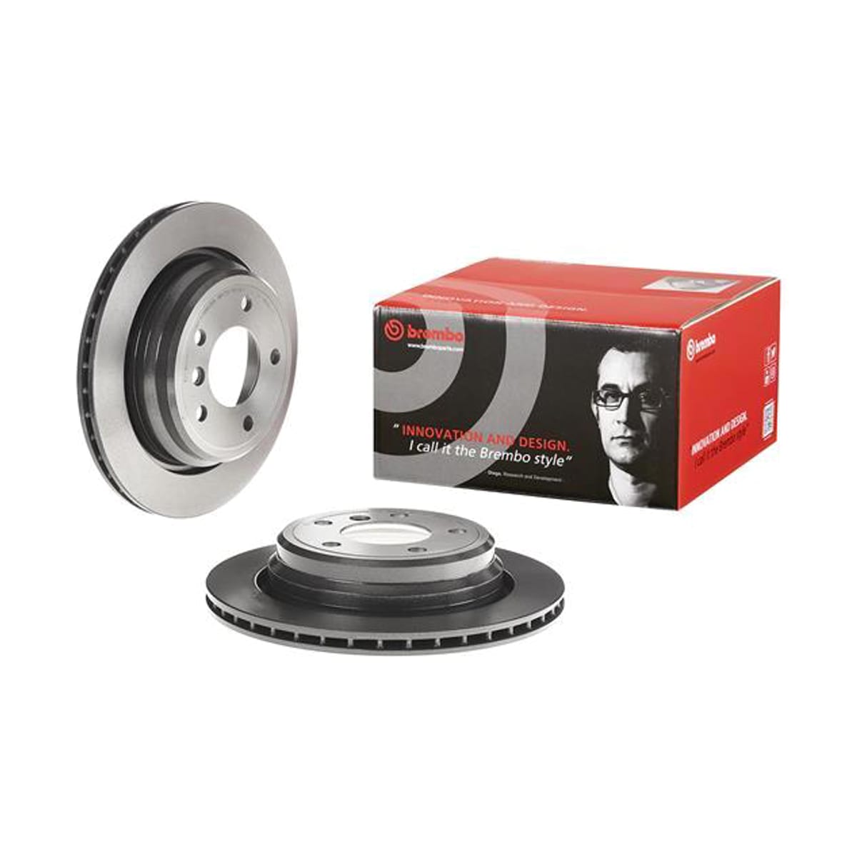 BREMBO Диск тормозной UV Coated 09684111 (зад)