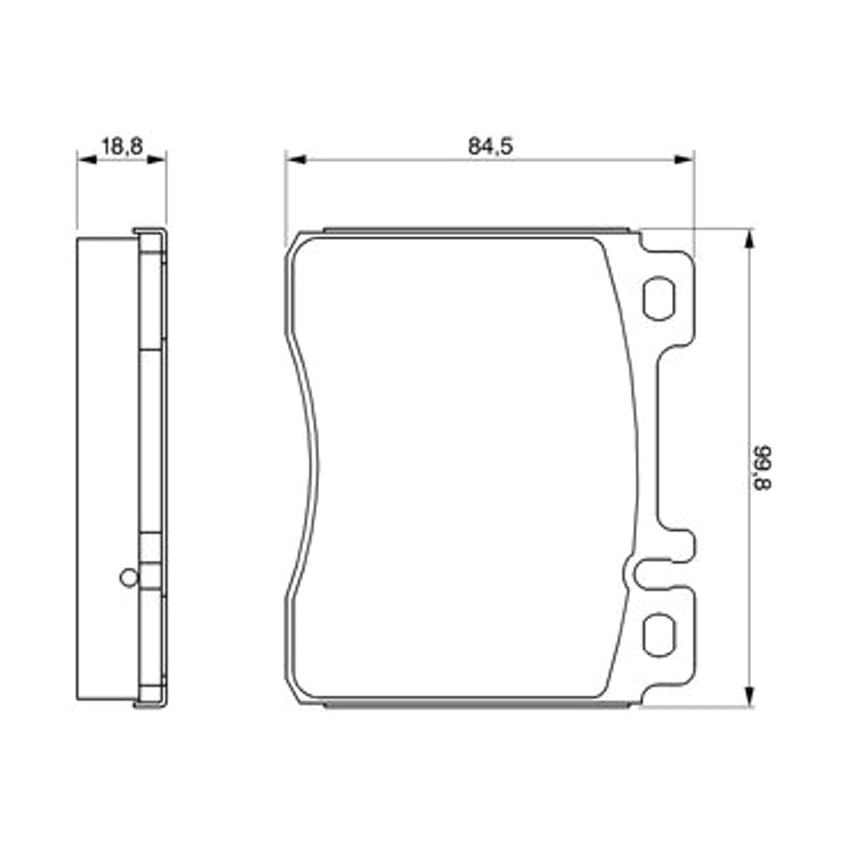 BOSCH Колодки тормозные дисковые 0986460976 (перед)