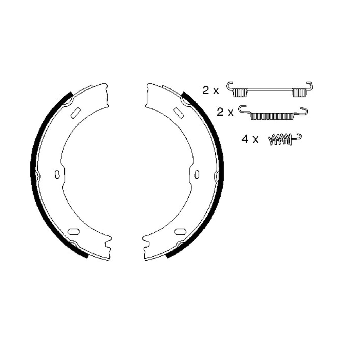 BOSCH Колодки тормозные барабанные 0986487720 (зад)