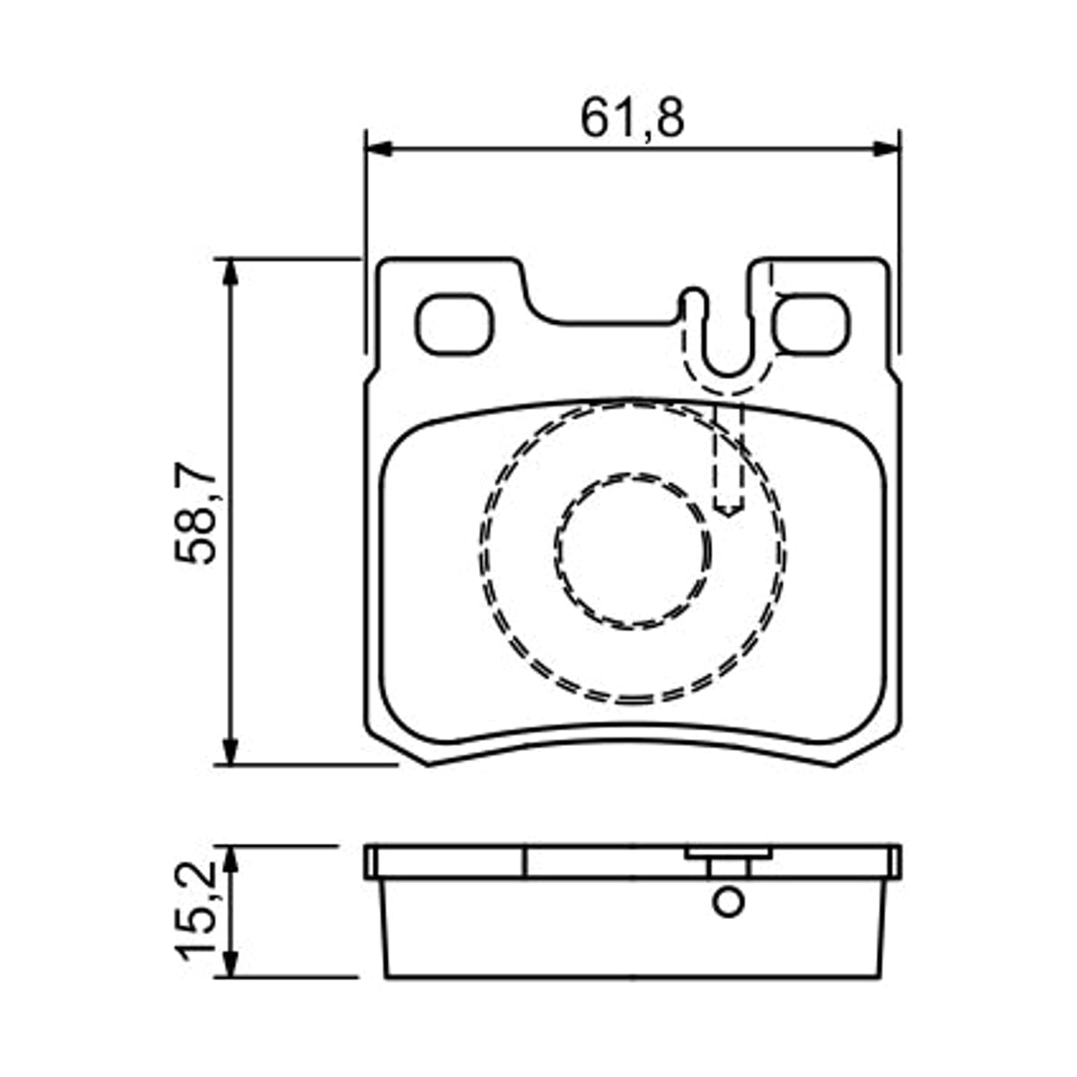 BOSCH Колодки тормозные дисковые 0986490260 (зад)