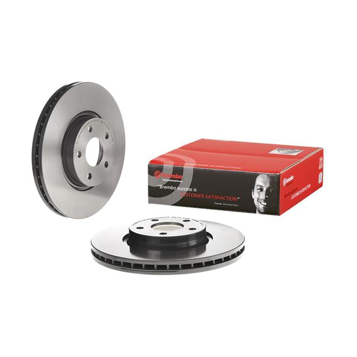 BREMBO Диск тормозной UV Coated 09A42721 (перед)