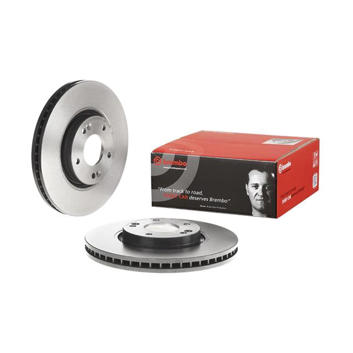 BREMBO Диск тормозной UV Coated 09A53221 (перед)