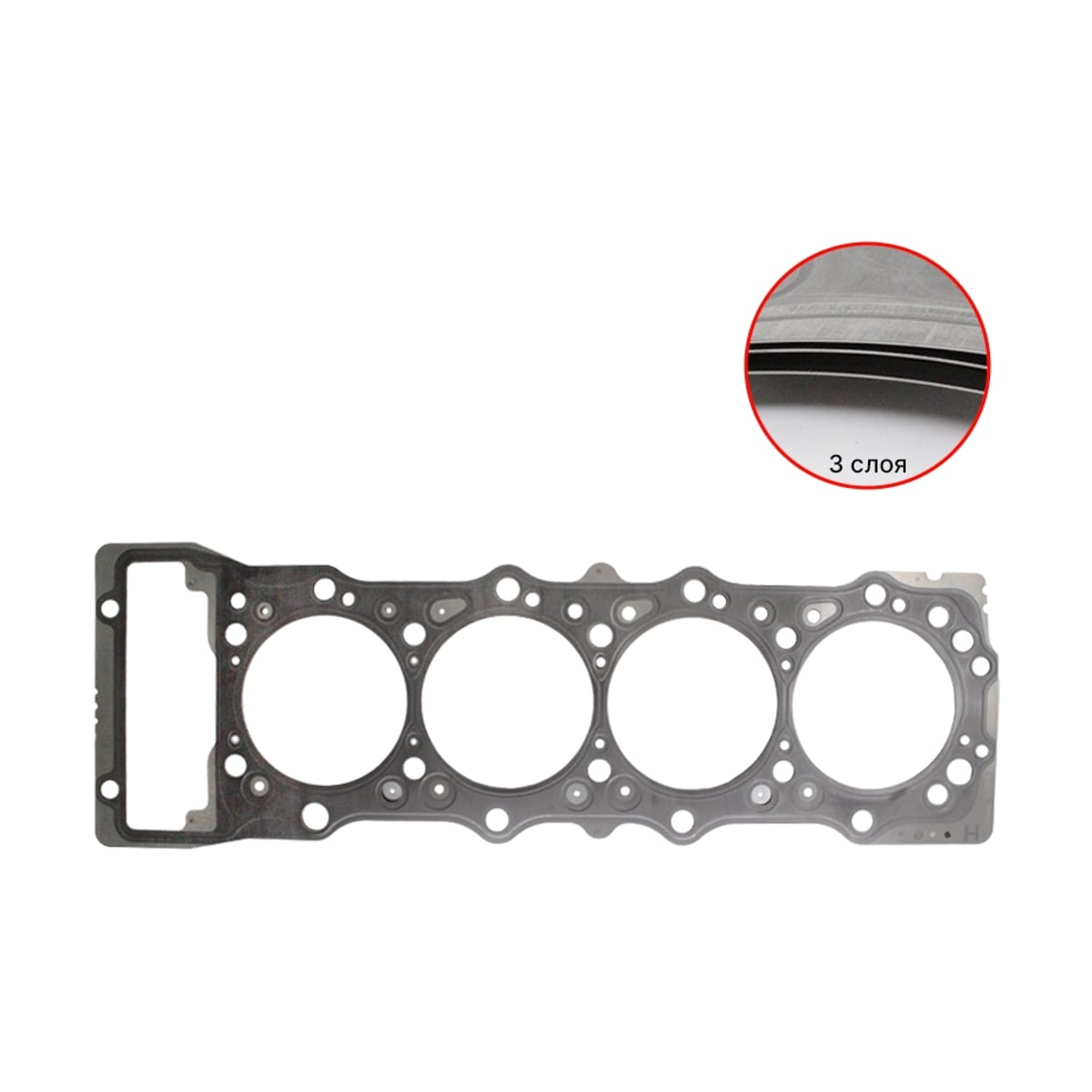 MITSUBISHI Прокладка головки блока цилиндров Mitsubishi Pajero 06-11 (Металл)