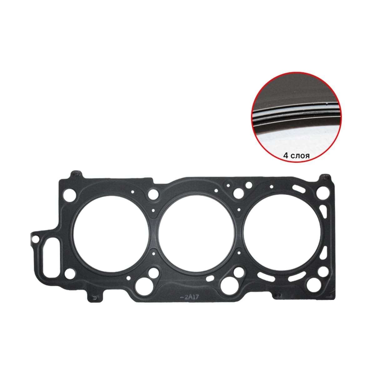 TOYOTA Прокладка головки блока цилиндров Lexus RX 03-09 / Toyota Harrier 03-13 3MZFE