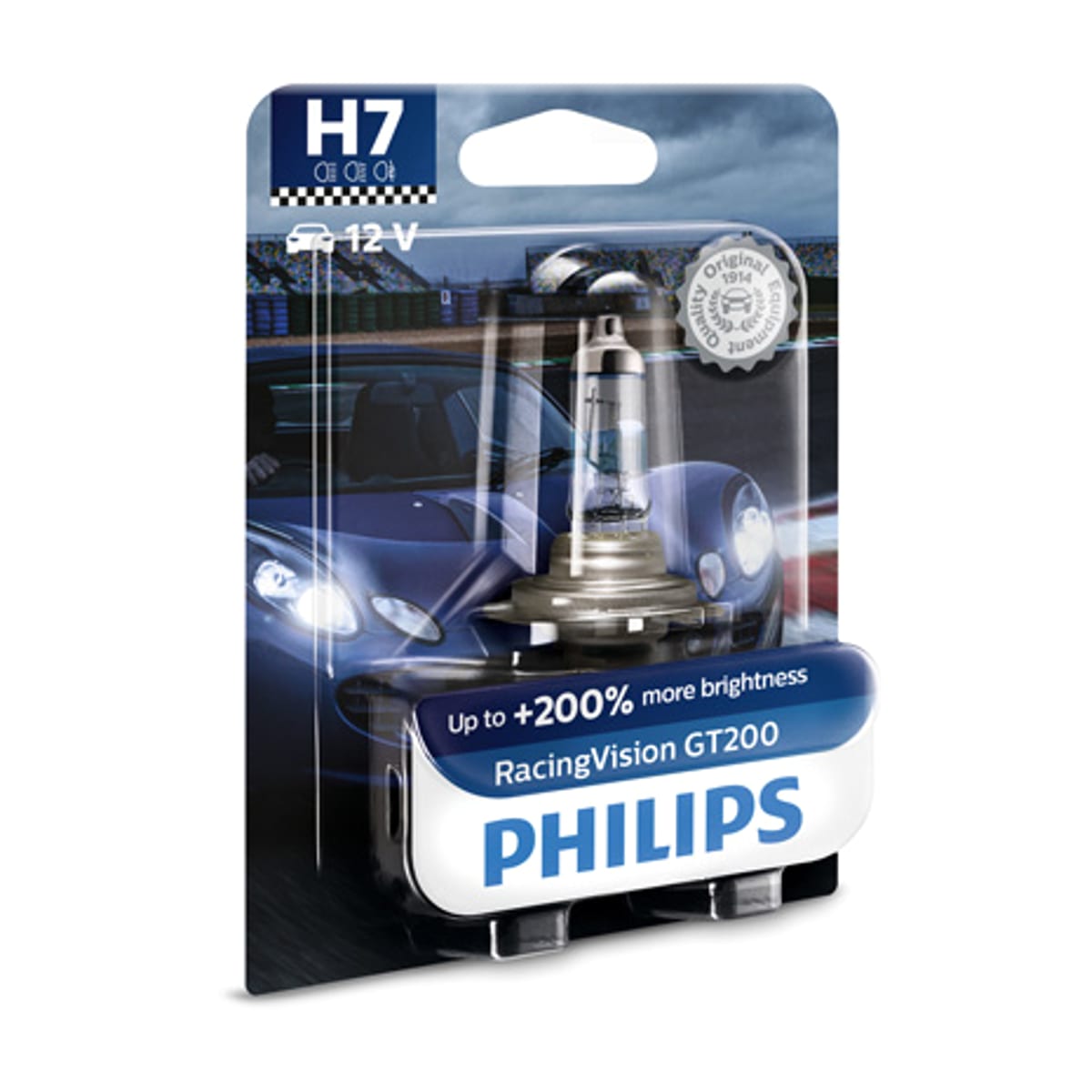 Деталь Лампа H7 Racing Vision GT200 B1 PHILIPS