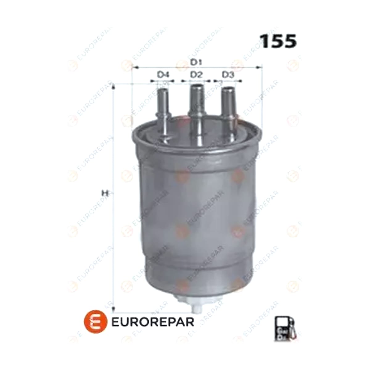 Деталь Фильтр топливный EUROREPAR