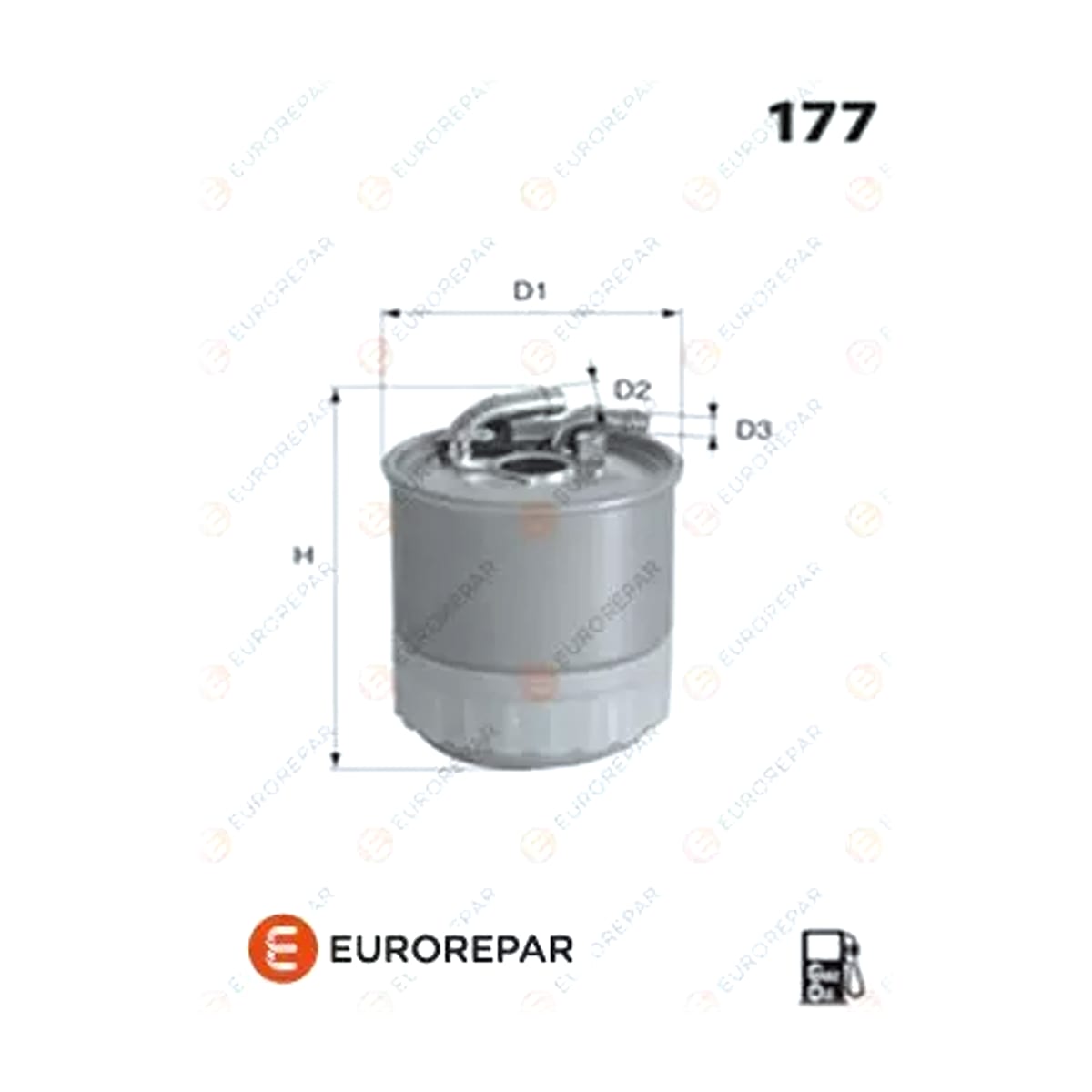 EUROREPAR Фильтр топливный