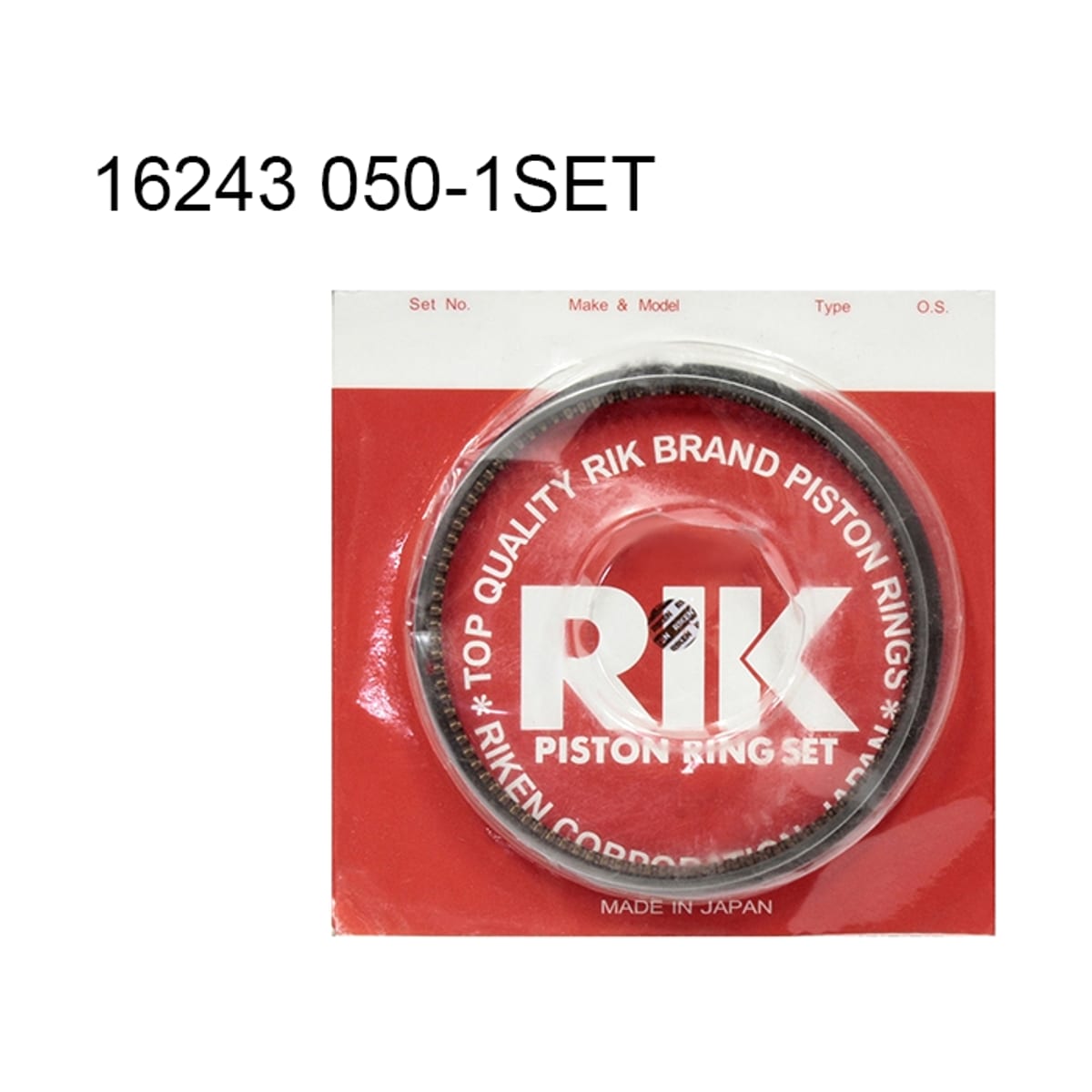 RIKEN Кольца поршневые (0.5/ к-т на 1 поршень) Honda Civic 91-03 D15A;D15B;D16W1