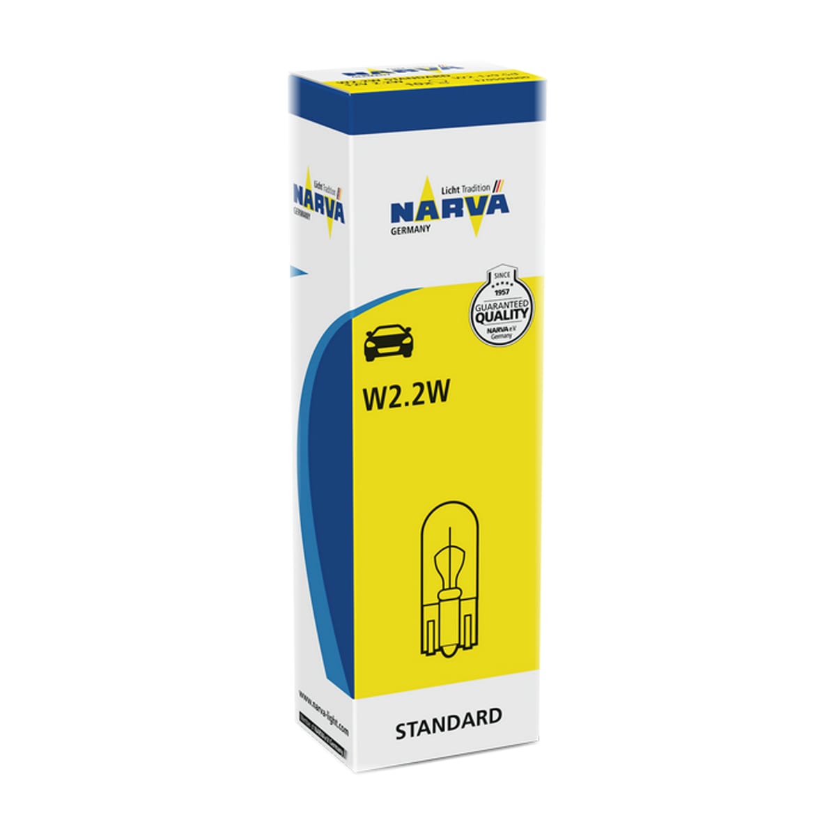 NARVA Лампа W2,2W 12V W2,1X9,5d