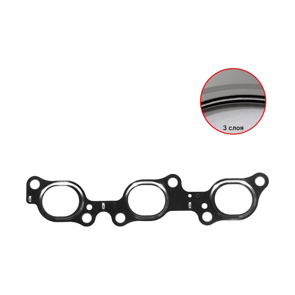 Деталь Прокладка выпускного коллектора Toyota Land Cruiser (J100,J80) 84-23 / Lexus LX 95-97 1FZF;1FZFE TOYOTA