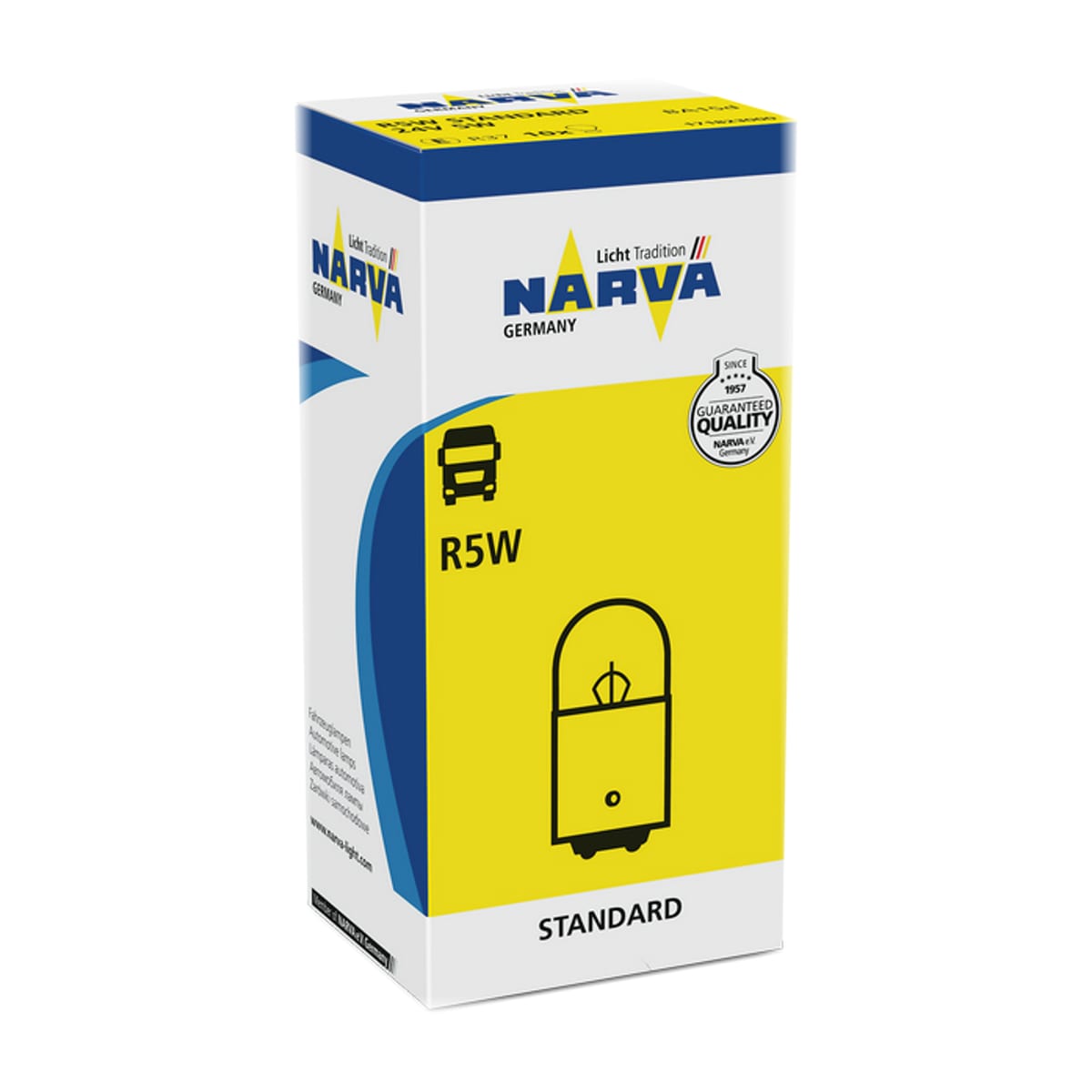 Деталь Лампа R5W 24V BA15d NARVA