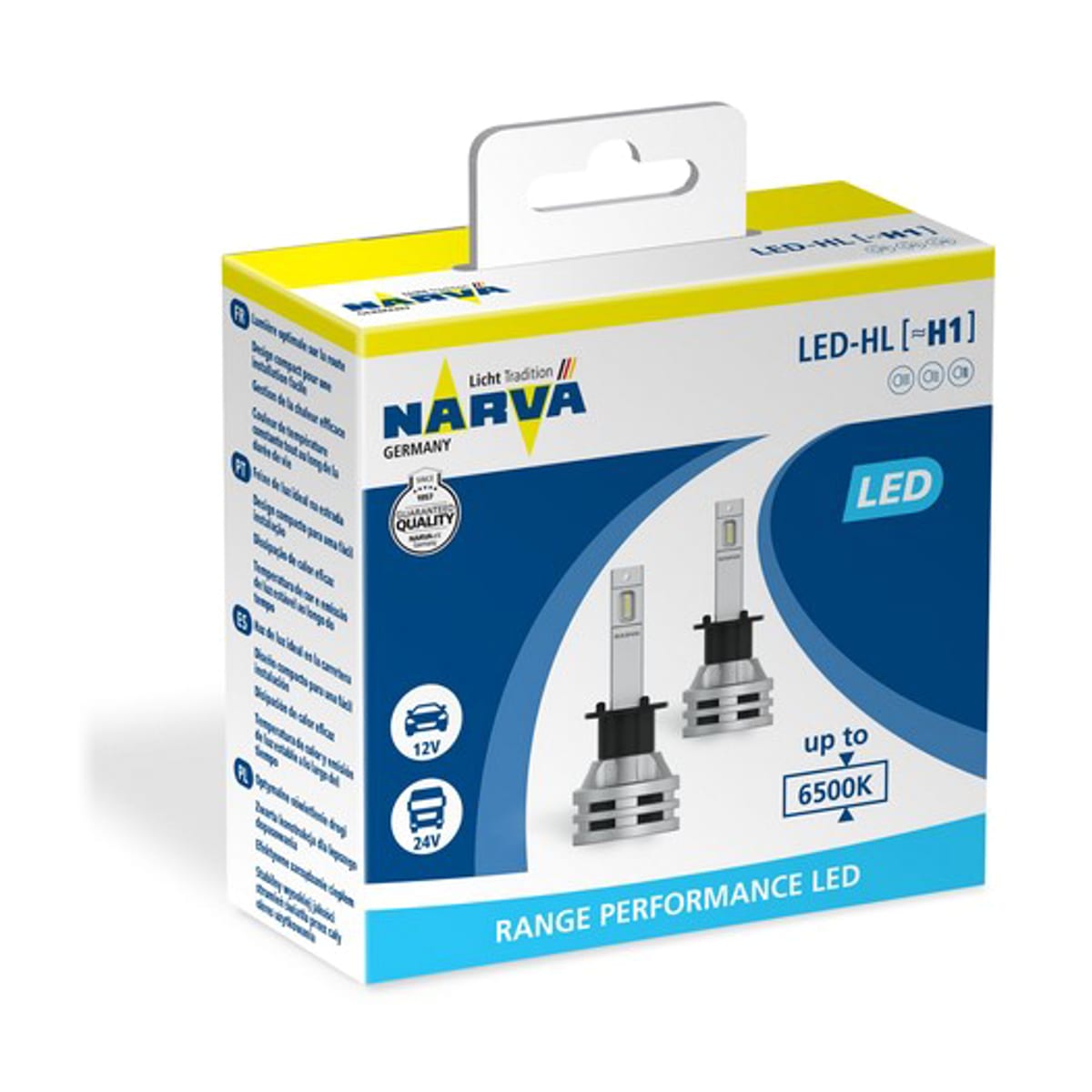 Деталь Комплект светодиодных ламп LED H1 RPL2 12В/24В 6500К X2 NARVA