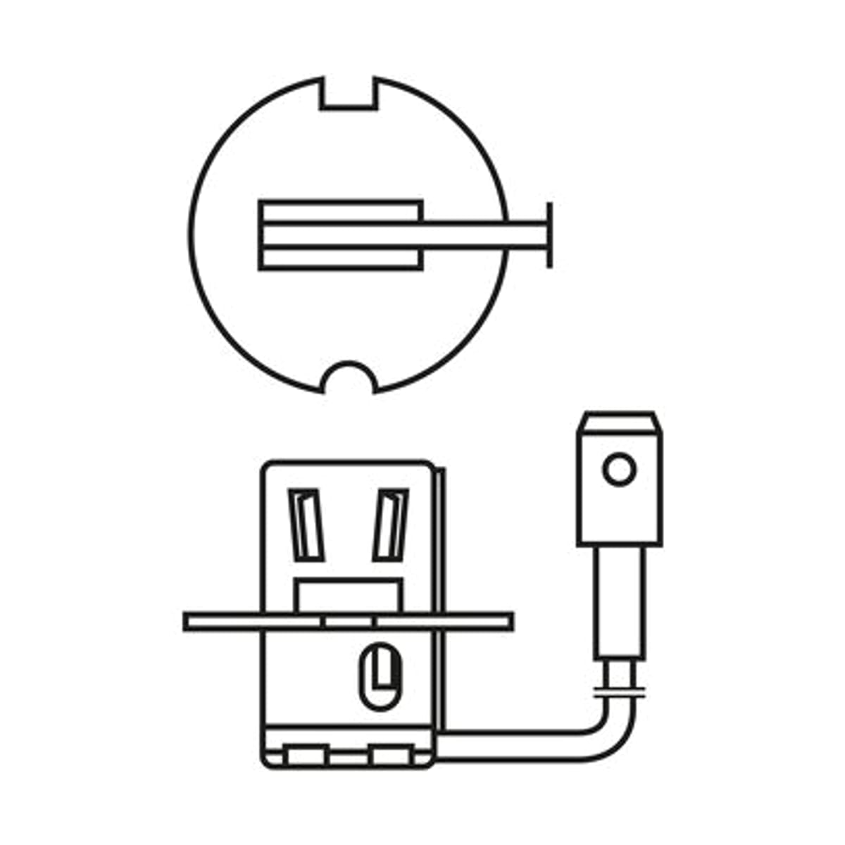 BOSCH Лампа STANDARD H3 12V 55W (блистер) 1987301006
