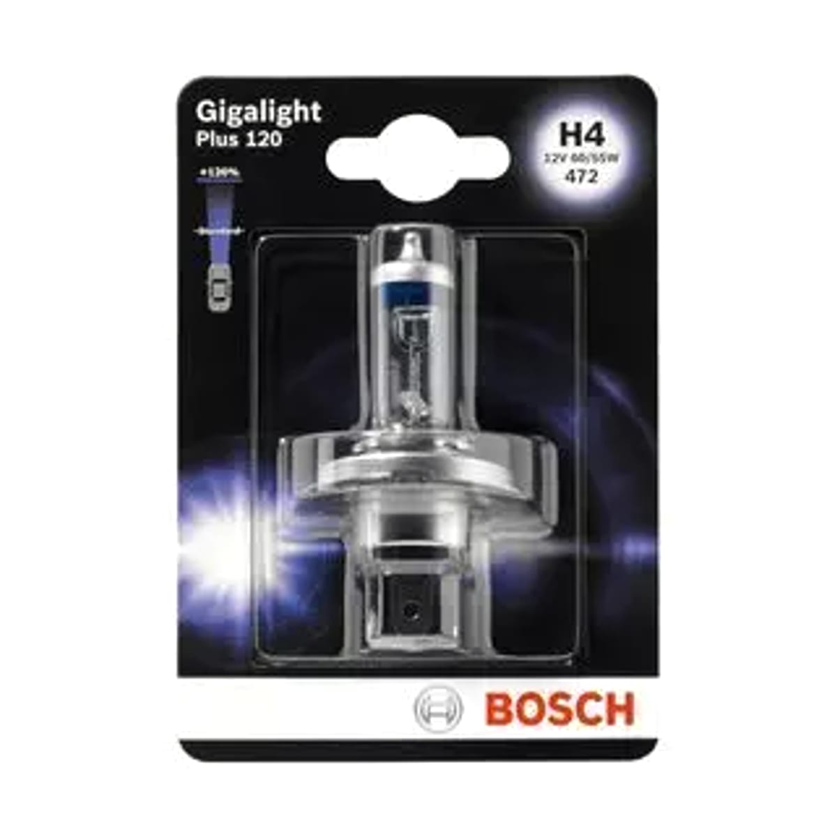 Деталь Лампа накаливания H4 12V 60/55W P43t BOSCH