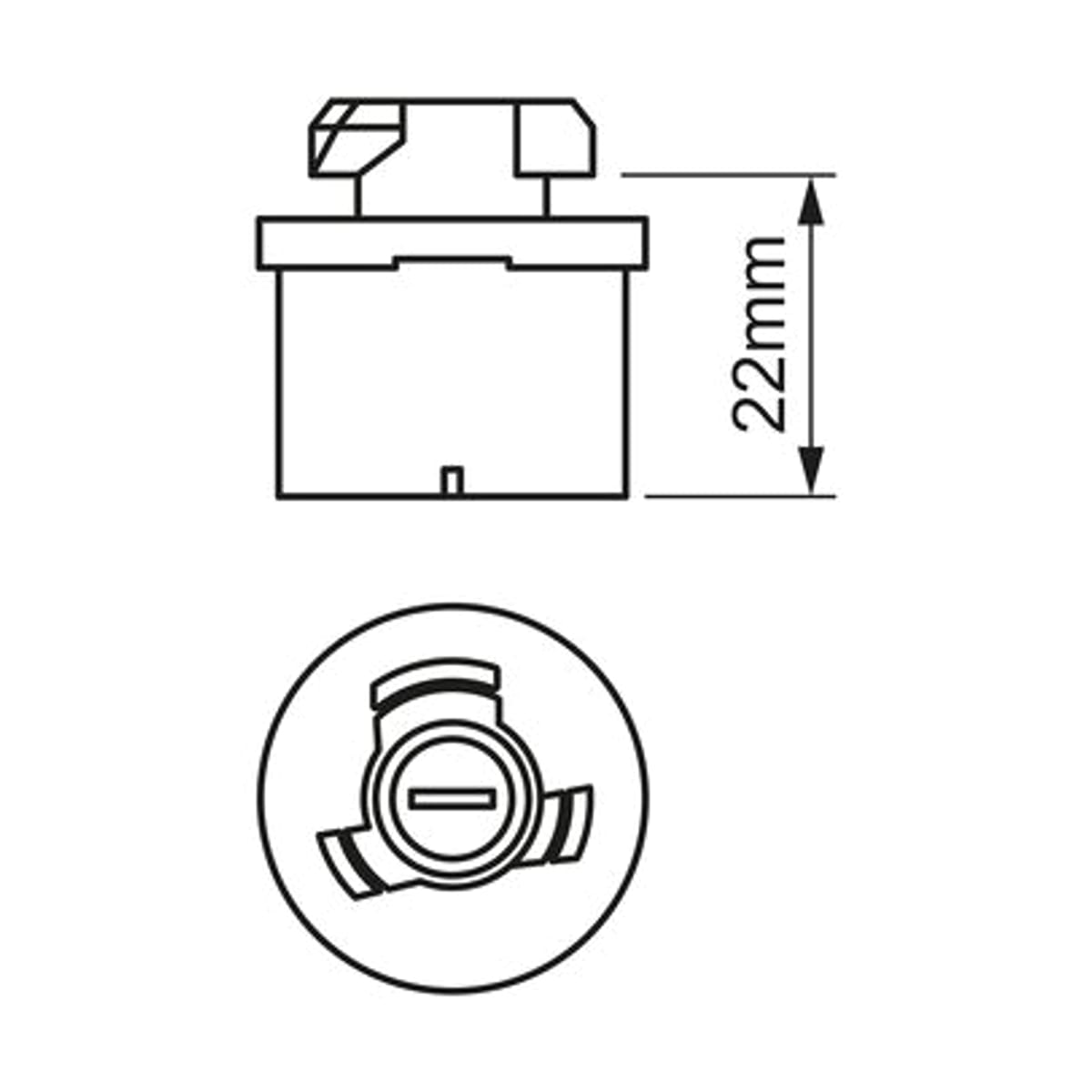 Деталь Лампа purelight h27w/1 12v/27w getz/i20/ix35 BOSCH