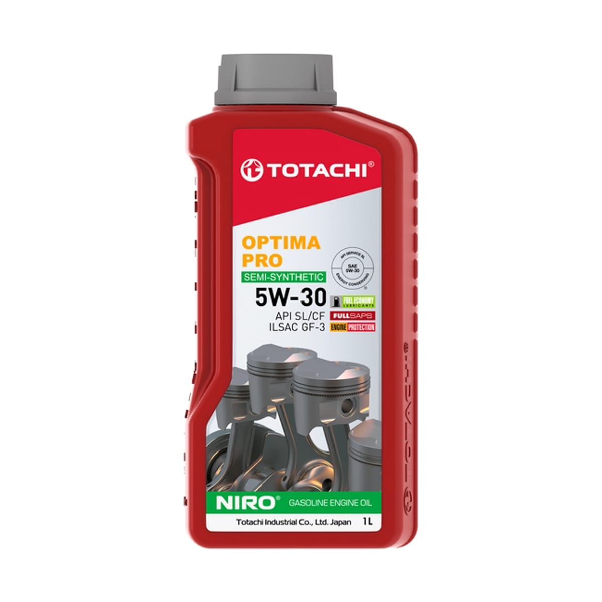 TOTACHI 5W-30 NIRO Optima PRO SL/CF 1л (пластик) (полусинт. мотор. масло)