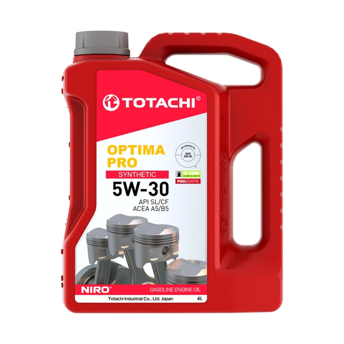 Деталь 5W-30 NIRO Optima PRO SL/CF 4л (пластик) (синт. мотор. масло) TOTACHI