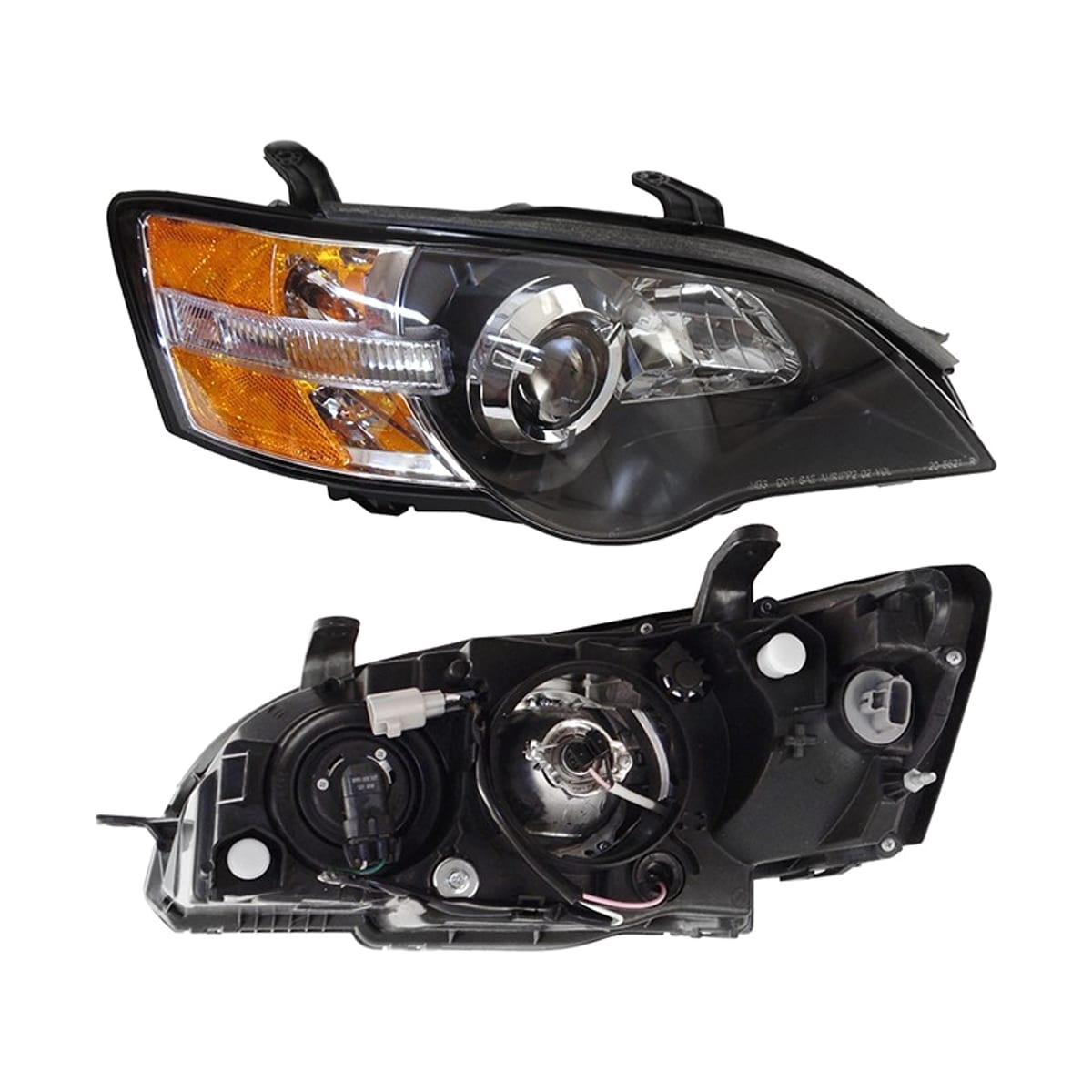TYC Фара Subaru Legacy 03-06 / Outback 03-06 (Справа/ Галоген/ Ручная регулировка/ USA) 206621001N