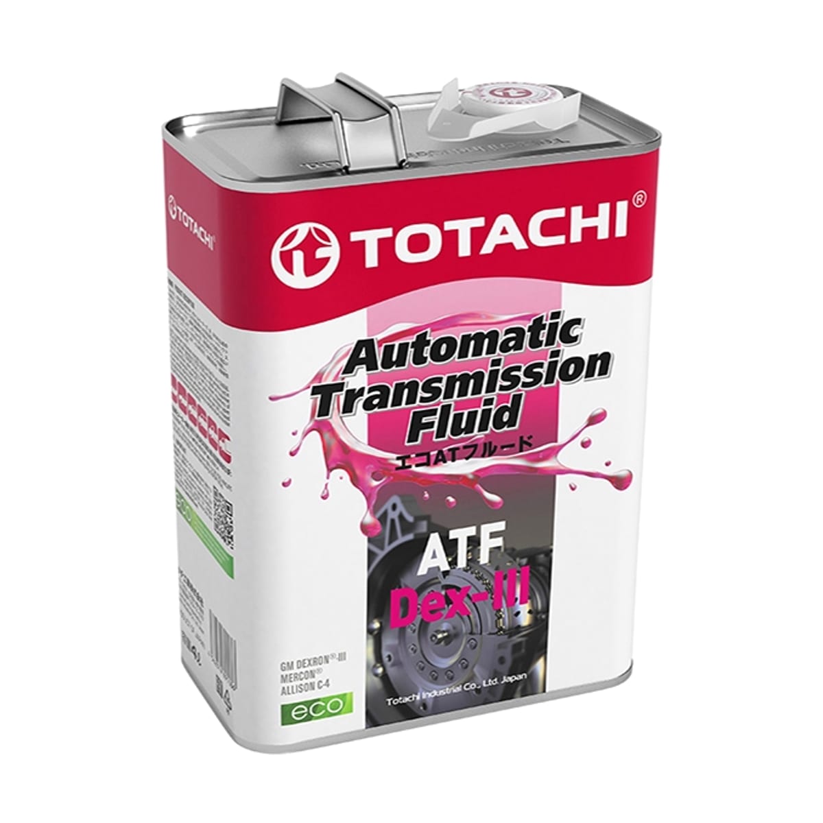 TOTACHI ATF Dex-III (class) 4л (авт. транс. синт. масло)