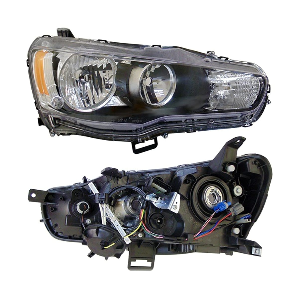 TYC Фара Mitsubishi Lancer 07-17 (Справа/ Галоген/ под электрокорректор) 20B301052B