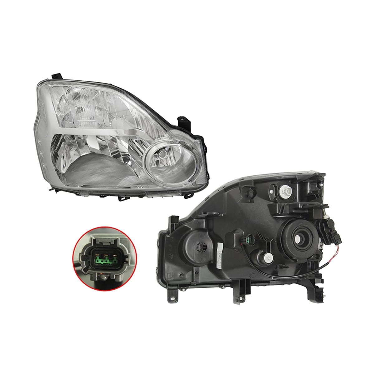 TYC Фара Nissan X-Trail 07-11 (Справа/ Галоген/ С электрокорректором) 20E399A52B