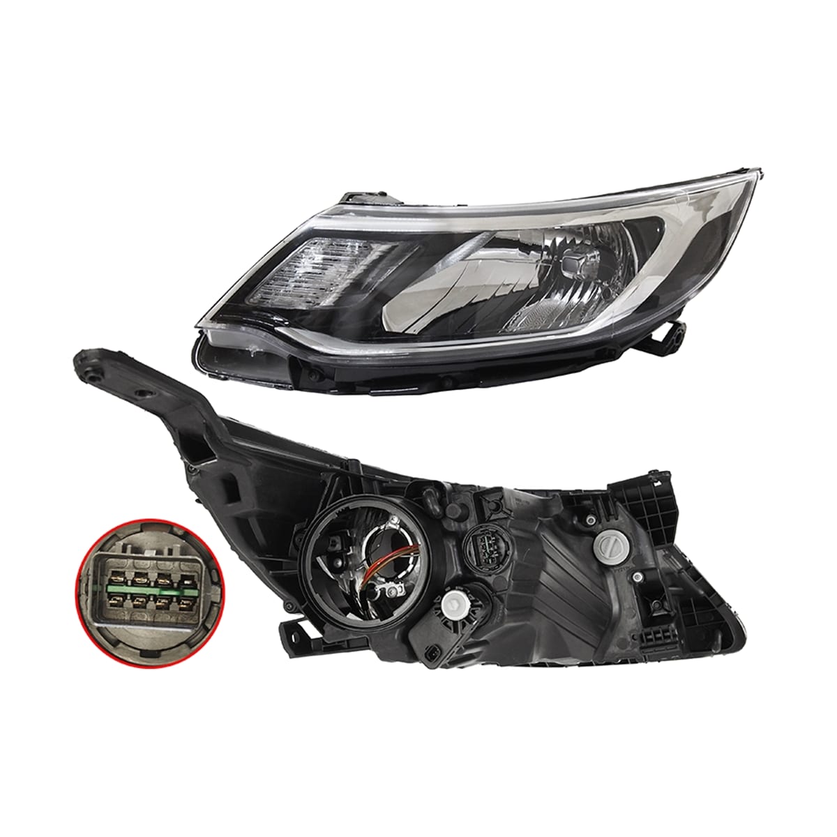 TYC Фара Kia Rio 15-17 (Слева/ С электрокорректором) 20F326052B