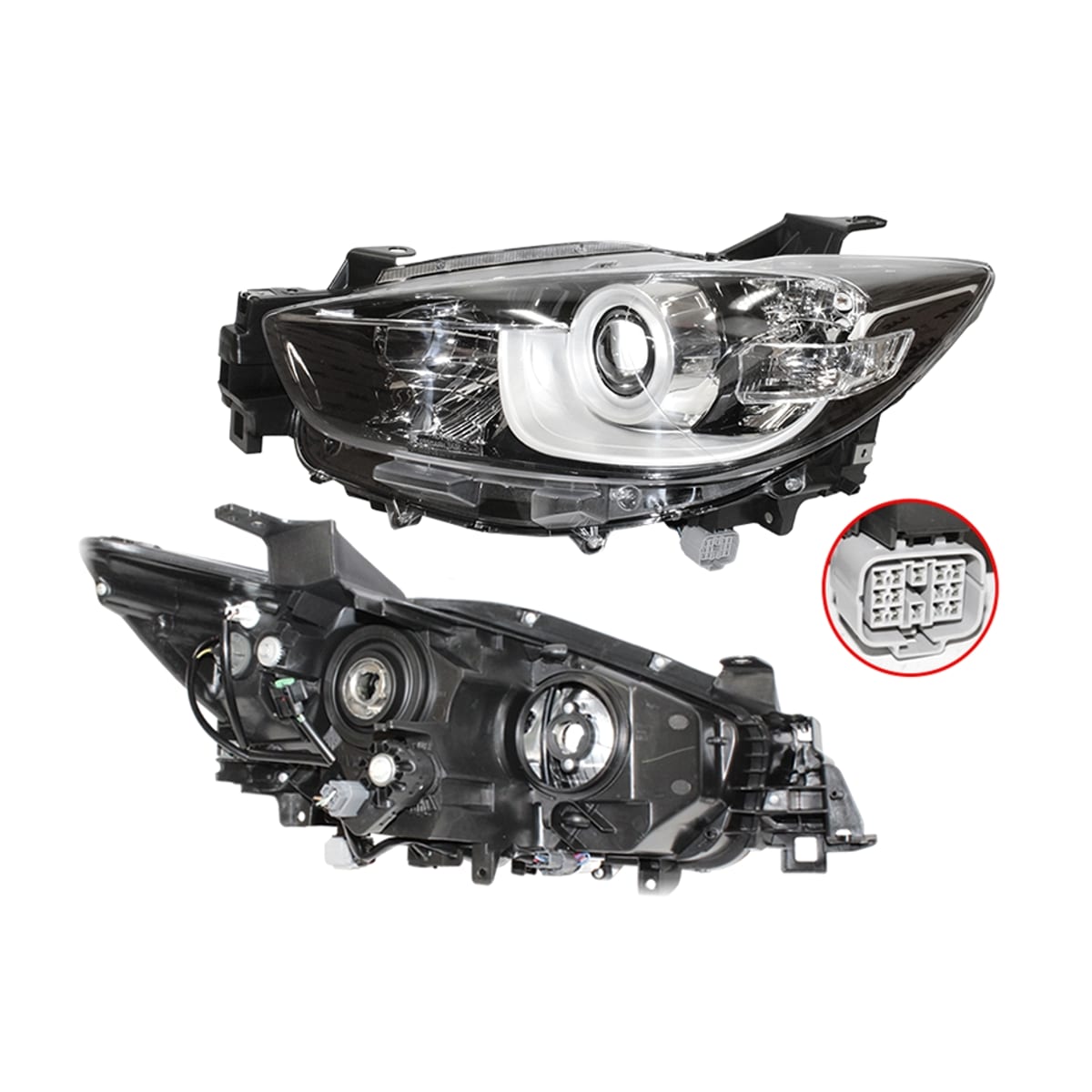 TYC Фара Mazda CX-5 11-15 (Слева/ Галоген/ С электрокорректором) 20F514052B