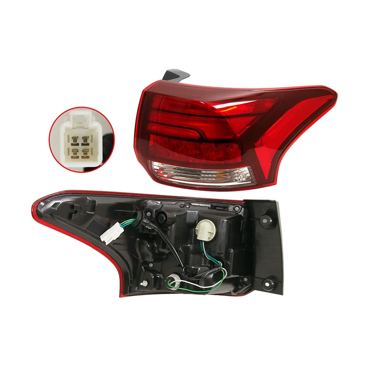 DEPO Фонарь задний Mitsubishi Outlander 15-22 (Справа) 21419ADRAE