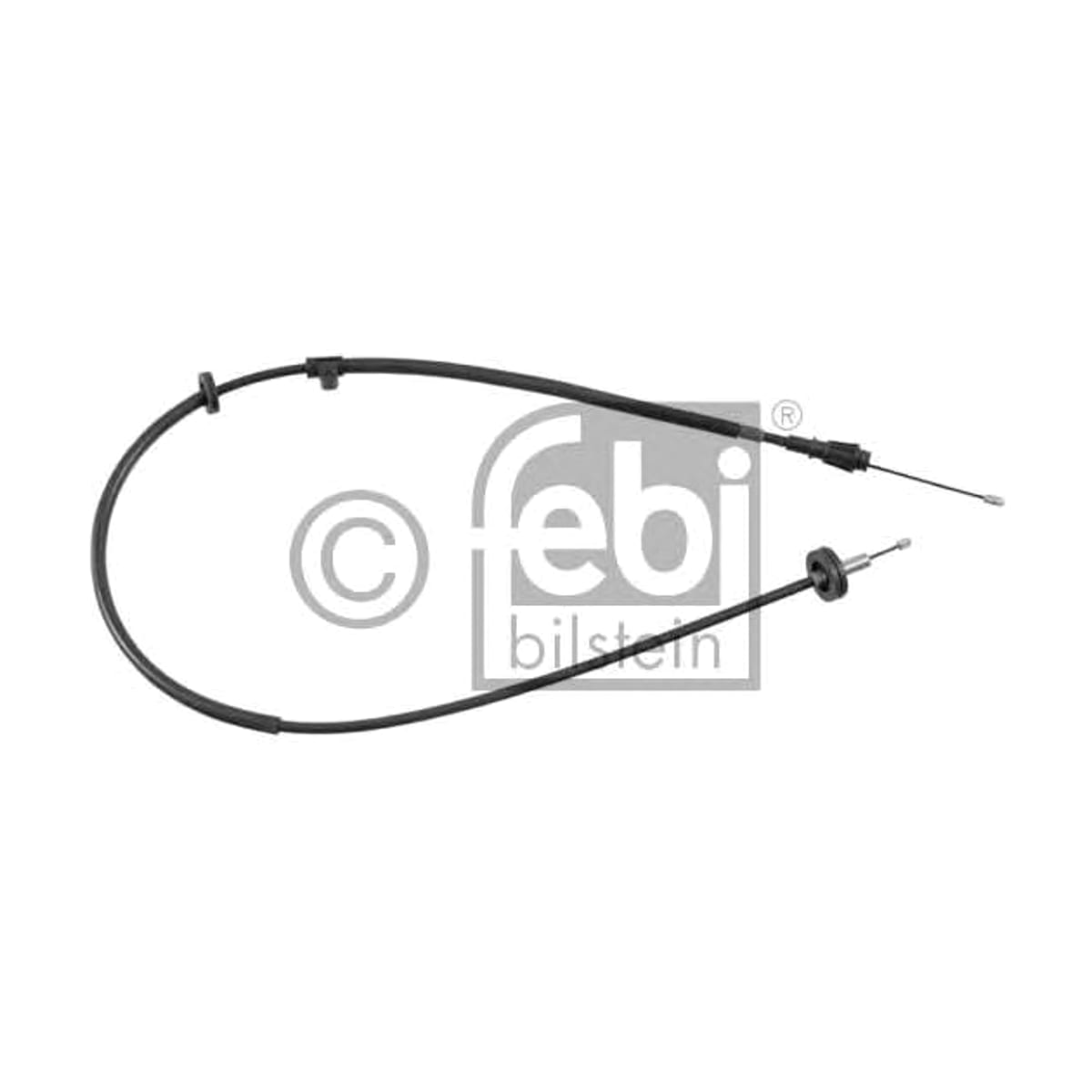 Деталь Трос стояночного тормоза FEBI