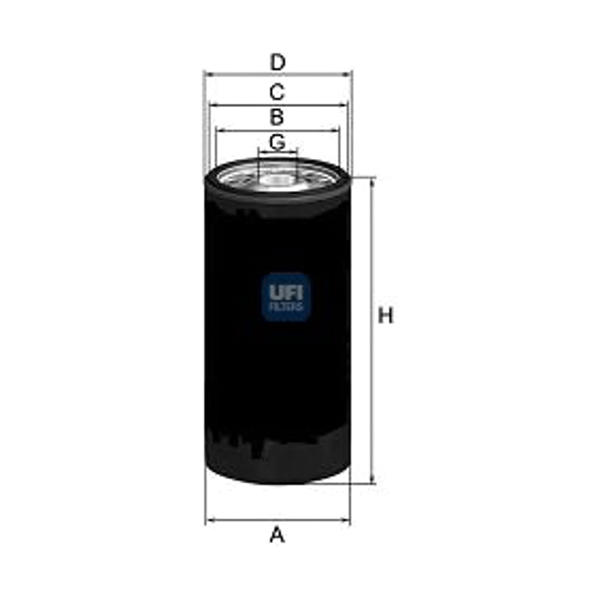 Деталь Фильтр масляный UFI