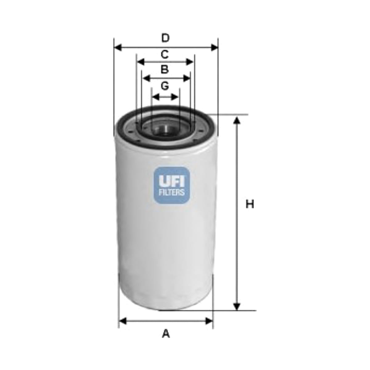 Деталь Фильтр масляный UFI