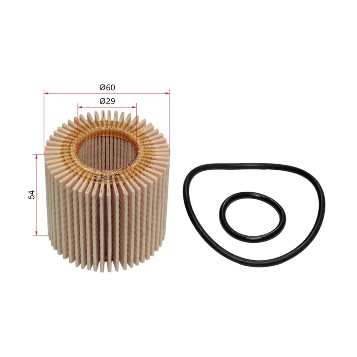DENSO Фильтр масляный Toyota Avensis (T270) 08-18 / C-HR 16-23 2603400580