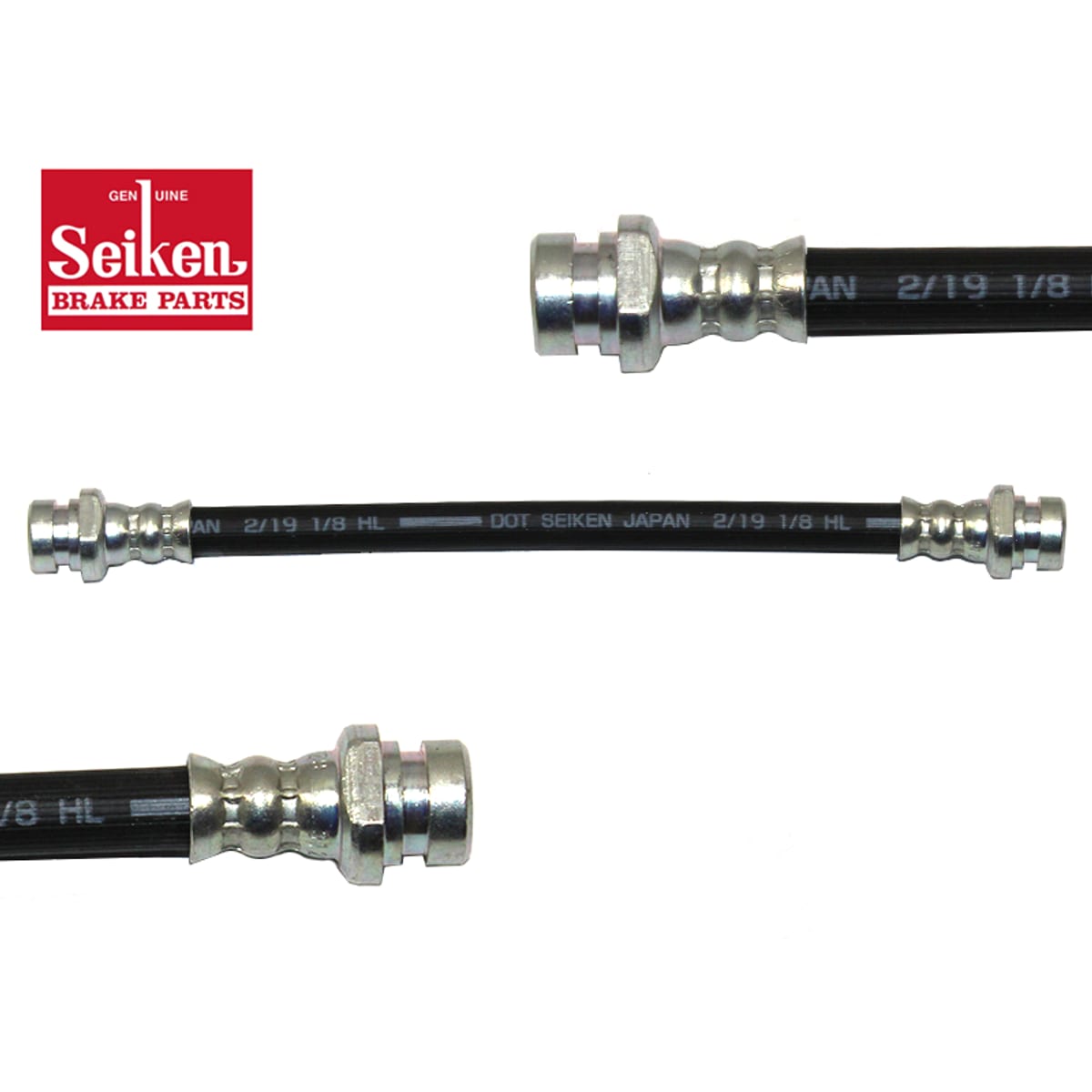 SEIKEN Шланг тормозной (Спереди/ Справа=Слева) Mitsubishi Lancer 91-01 / Bravo 91-99 30031257