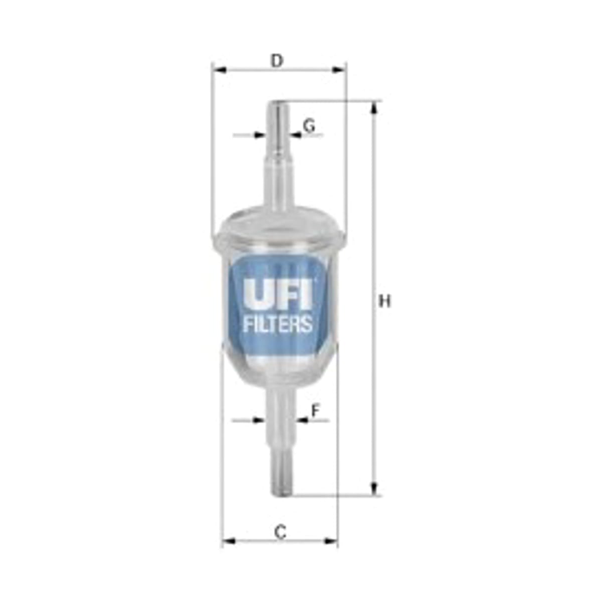 Деталь Фильтр топливный UFI