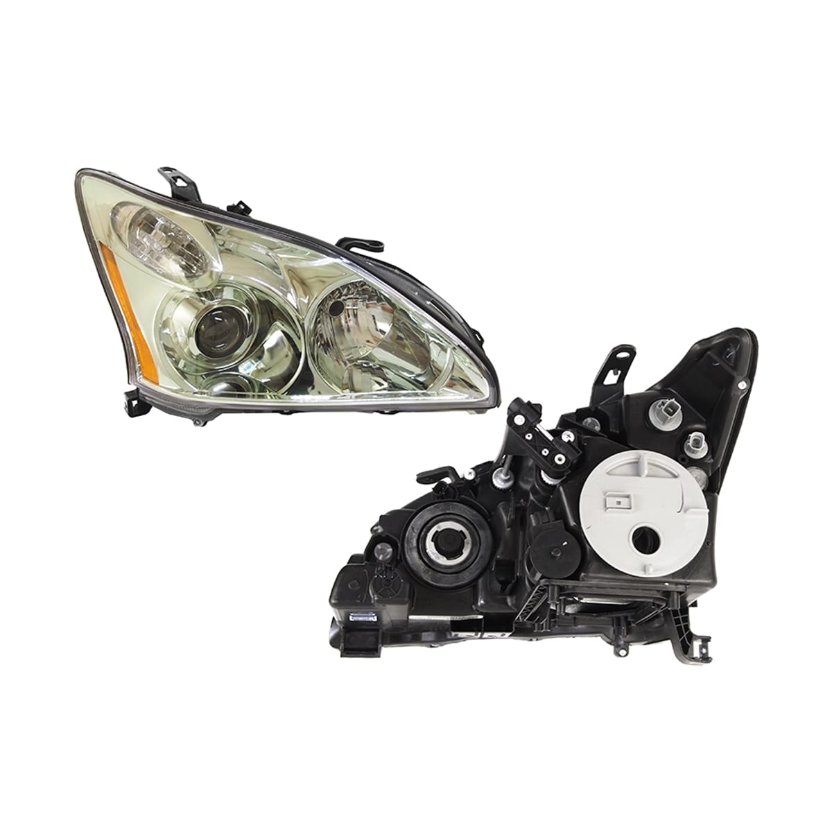 Деталь Фара Lexus RX 03-09 / Toyota Harrier (XU30) 03-13 (Справа/ Ксенон/Галоген/ С электрокорректором) DEPO