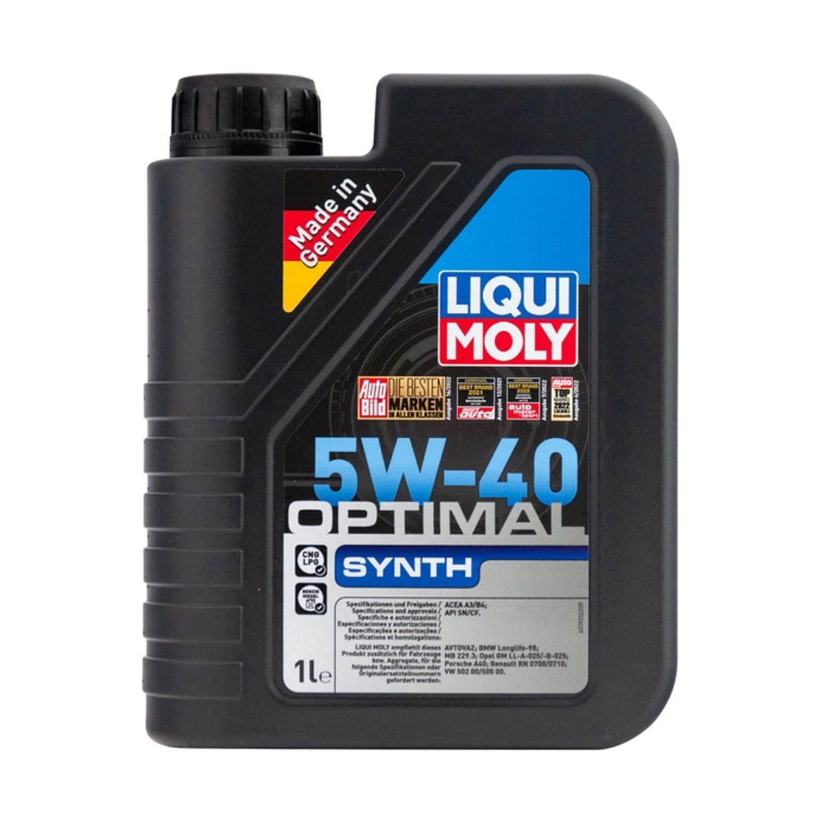 Деталь 5W-40 Optimal Synth, 1л (НС-синт.мотор.масло) LIQUI MOLY