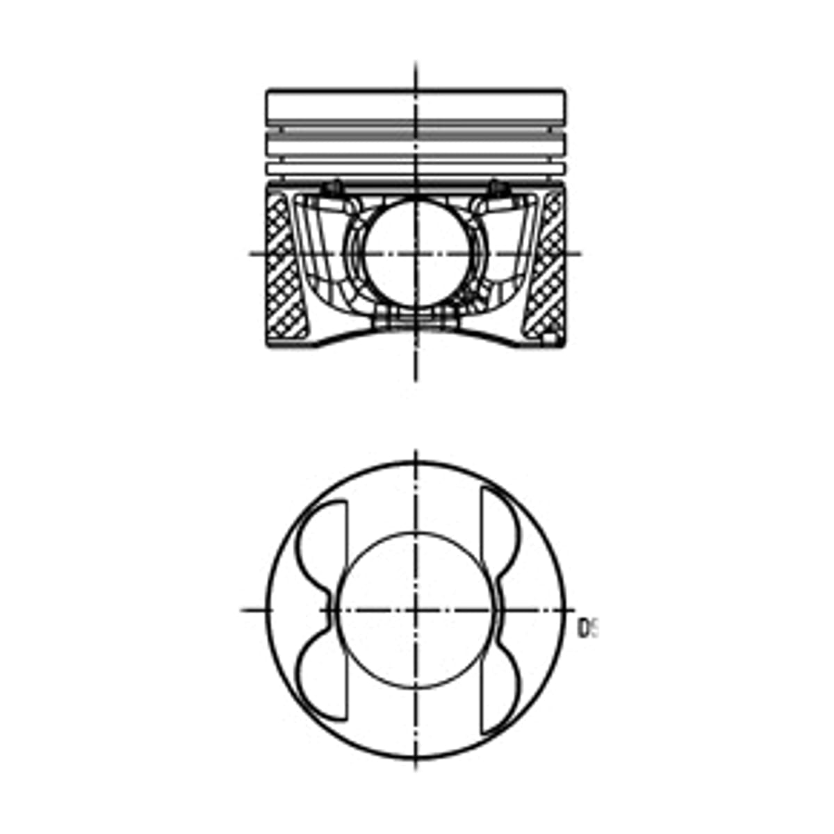 KOLBENSCHMIDT Поршень (0.25/ 1.00/ с кольцами на 1 цилиндр) Mercedes-Benz C-Class 07-15 / E-Class 09-17 OM651911;OM651912;OM651913;OM651916;OM651924;OM651925;OM651940;OM651950;OM651955;OM651956;OM651957;OM651958;OM651960;OM651961;OM651980