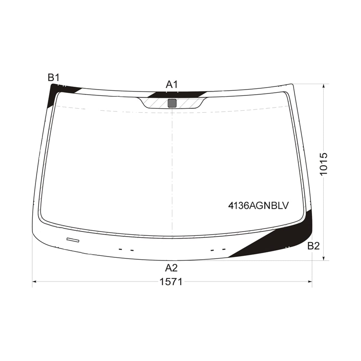 FUYAO Стекло лобовое Hyundai Grand Starex 07-17 / H1 07-22 4136AGNBLV