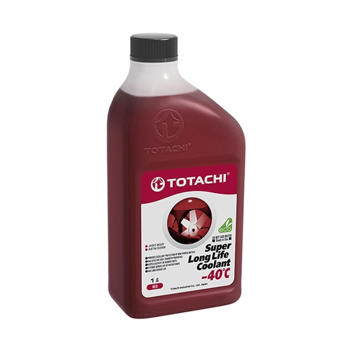 TOTACHI Антифриз, готовый раствор SUPER LLC -40°C красный 1л