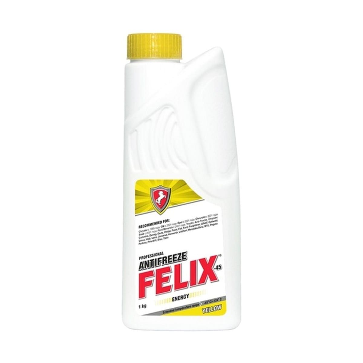 FELIX Антифриз G-12+ желтый (1кг) ENERGY ()