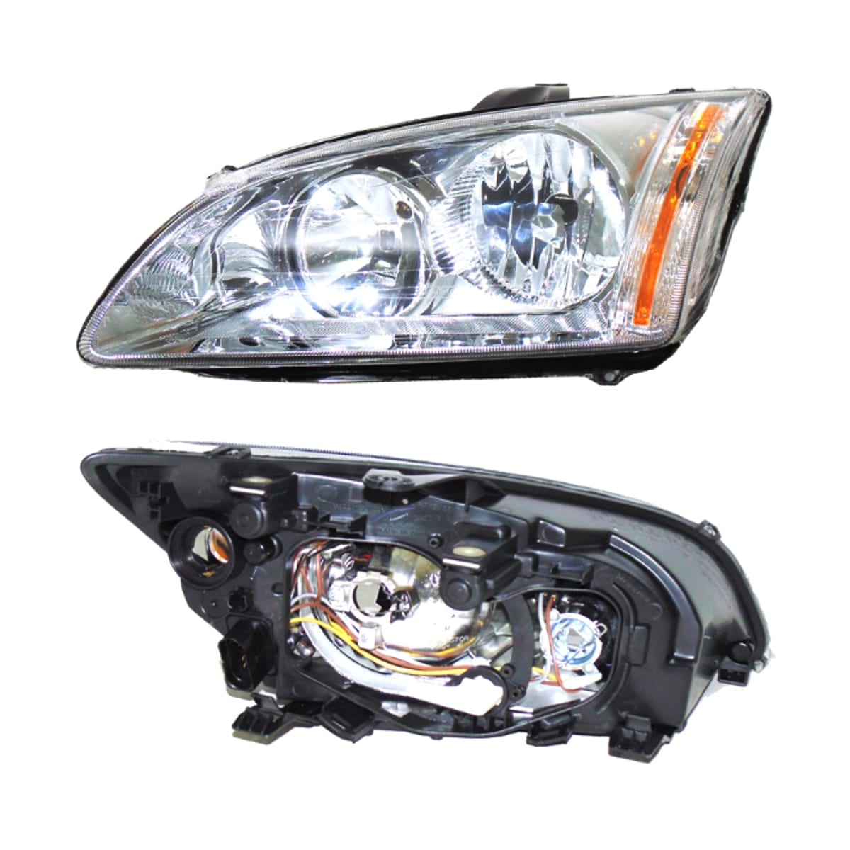 DEPO Фара Ford Focus 04-08 (Слева/ Галоген/ Ручная регулировка) 4311169LLDEM1