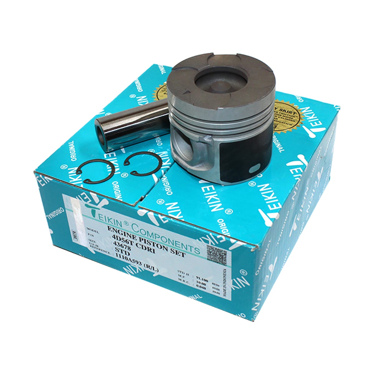 TEIKIN Поршень (STD/ к-т 4 шт) Mitsubishi L200 07-16 / Pajero Sport 08-17 4D56 43678STD