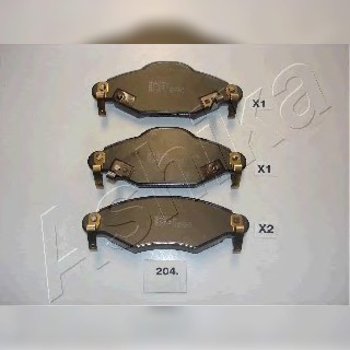 Деталь Колодки тормозные дисковые ASHIKA