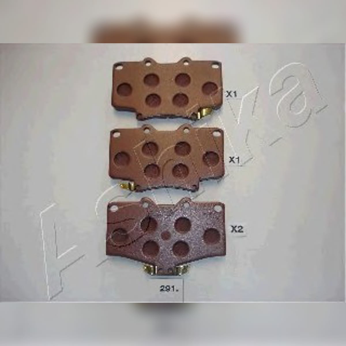 Деталь Колодки тормозные дисковые ASHIKA