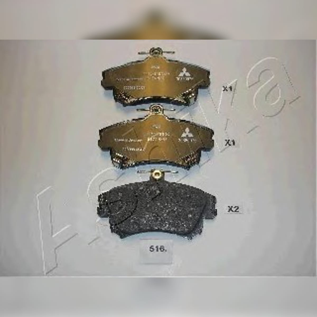 Деталь Колодки тормозные дисковые ASHIKA