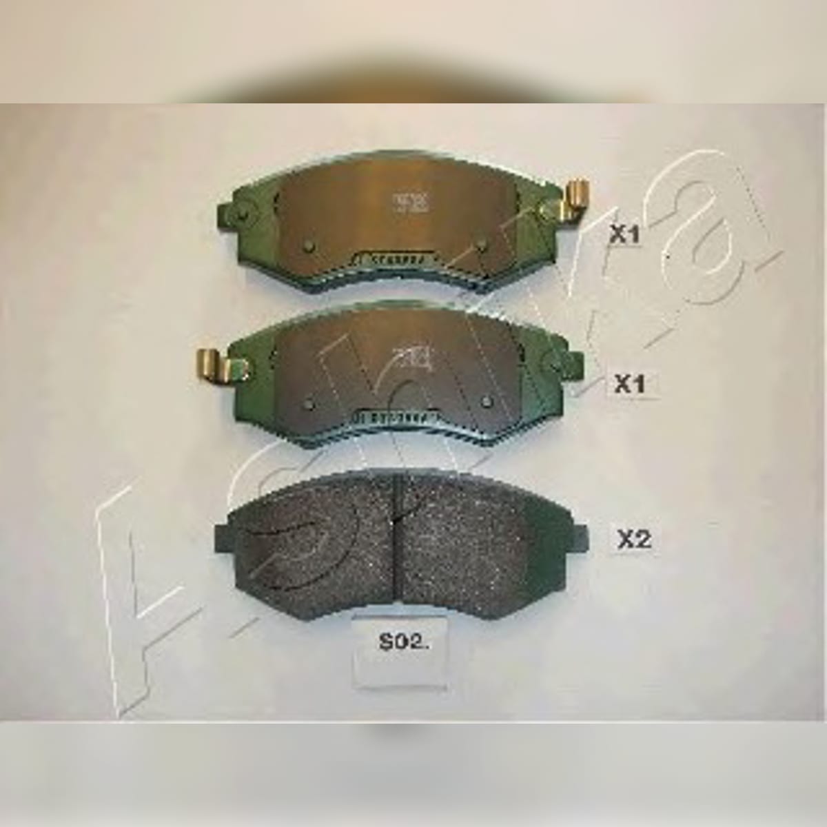 Деталь Колодки тормозные дисковые ASHIKA