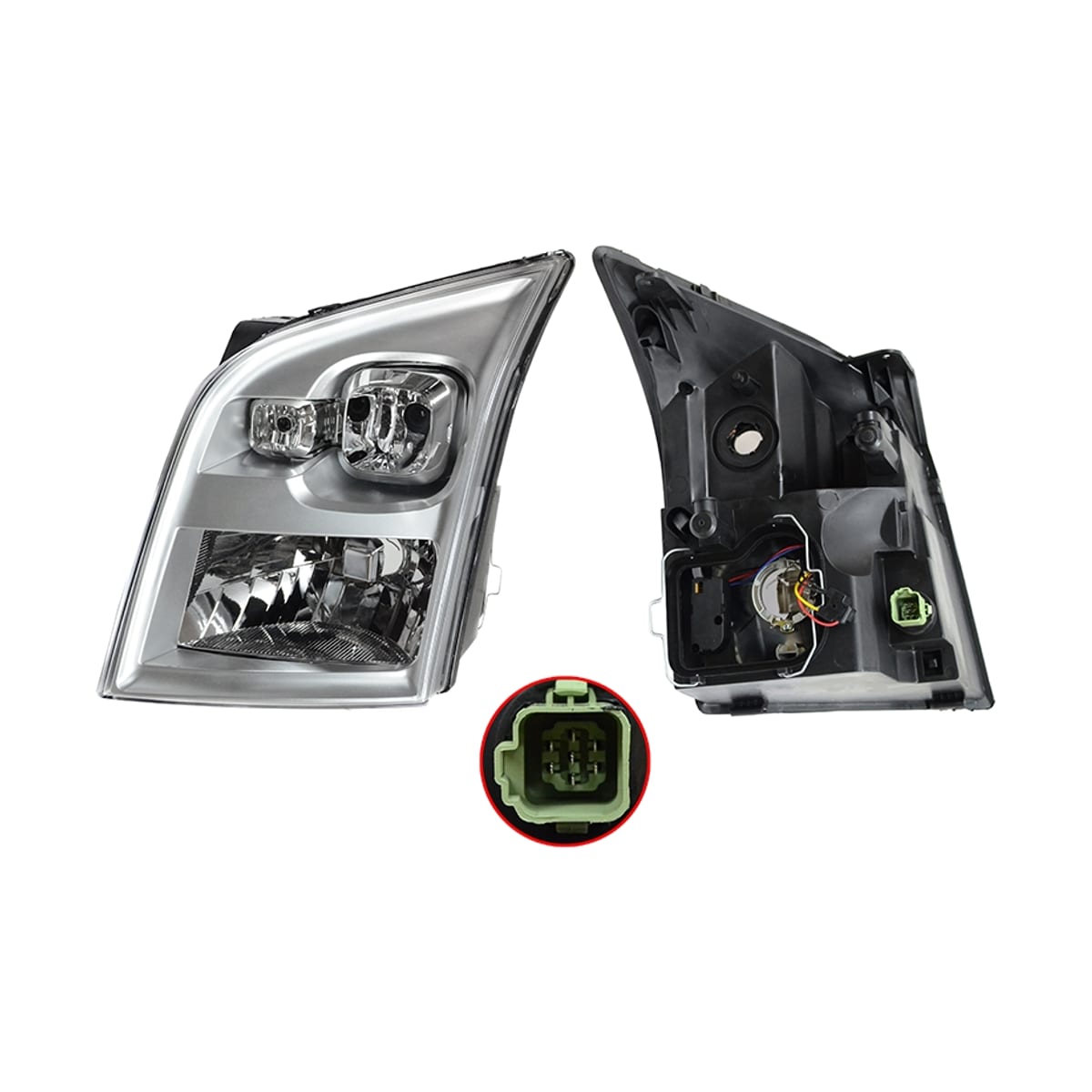 AYFAR Фара Ford Transit 06-14 (Слева/ С электрокорректором) 505693